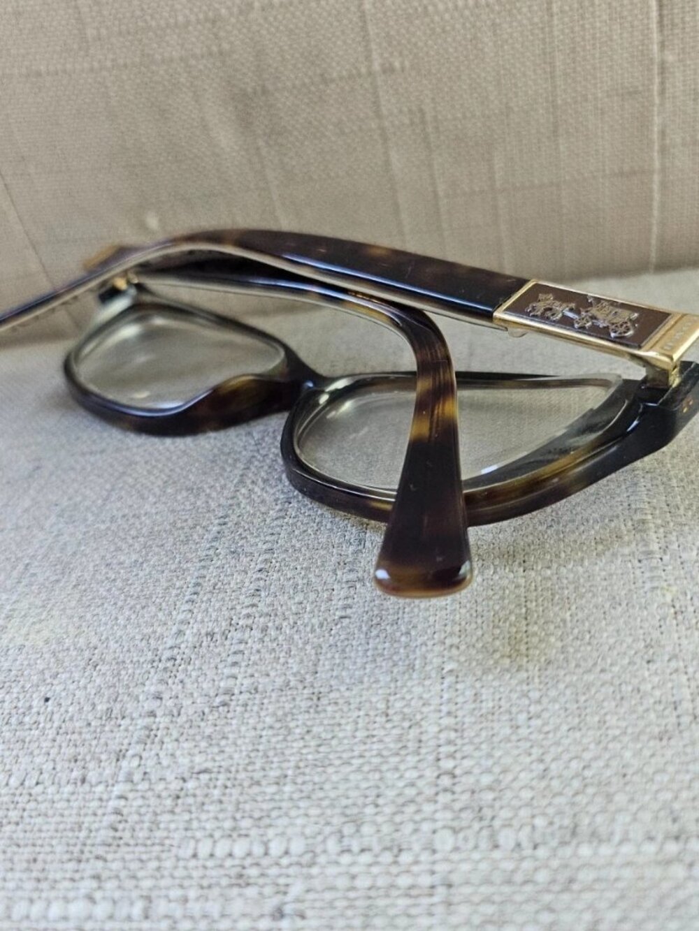 Coach Women Glasses Frame EMMA Dark TortSand Sig C Eyewear Eyeglasses Frame only - Picture 12 of 13